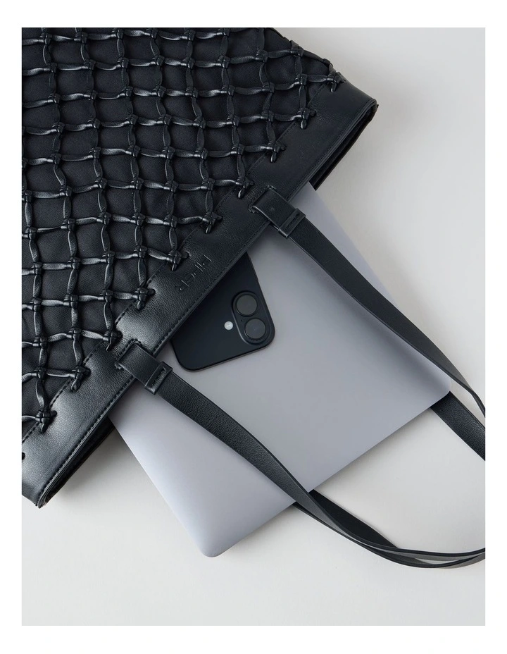 Cincinnati Tote Bag in Black image 5