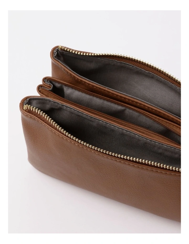 Mia Crossbody Bag in Tan image 7