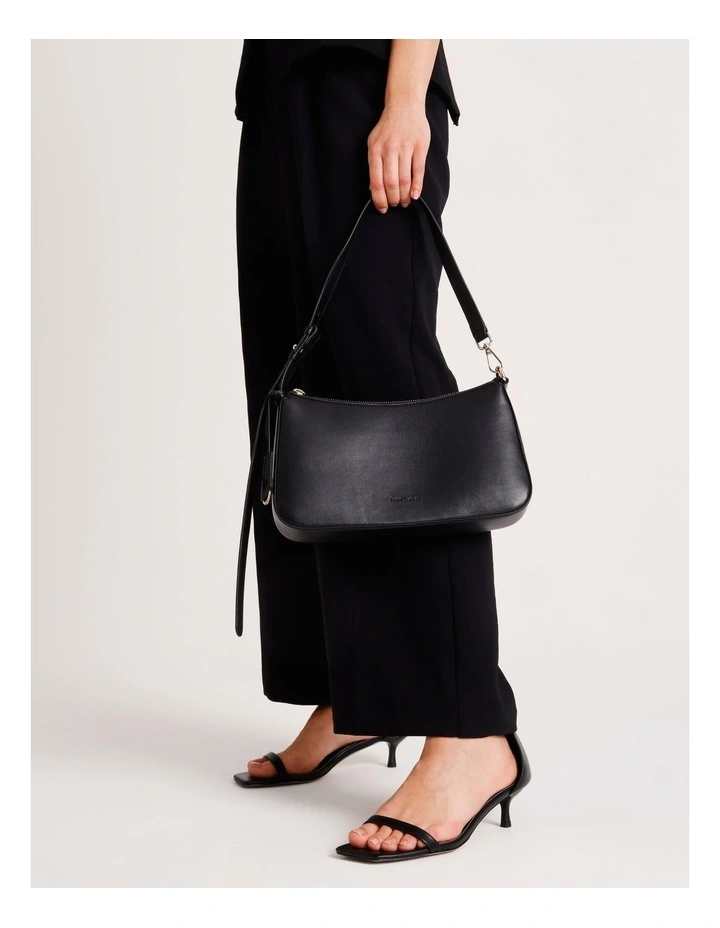 Athena Shoulder Bag in Black image 4