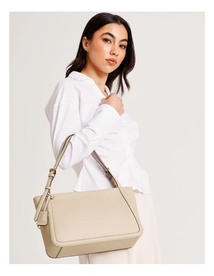 Eleni Tote Bag in Taupe image 2