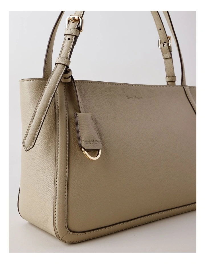 Eleni Tote Bag in Taupe image 6