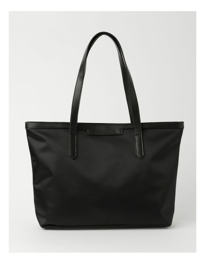 Tokyo Black Zip Top Tote Bag Black