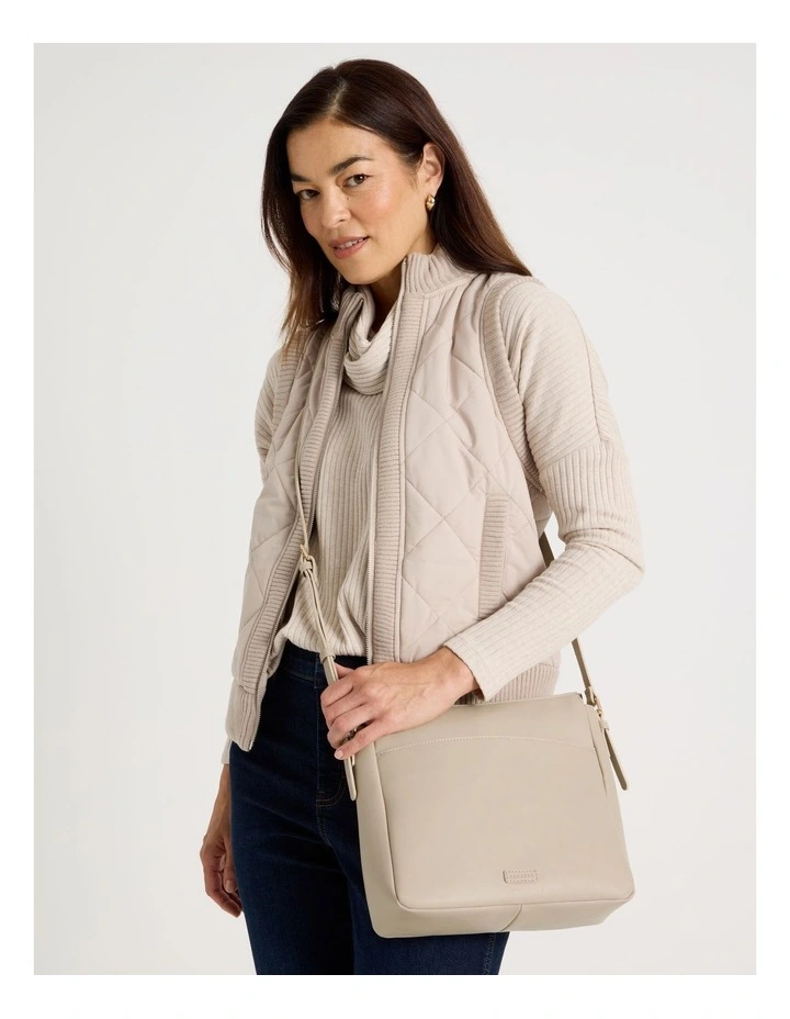 Ruby Crossbody Bag in Stone image 2