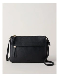 Riviera Crossbody Bag in Black