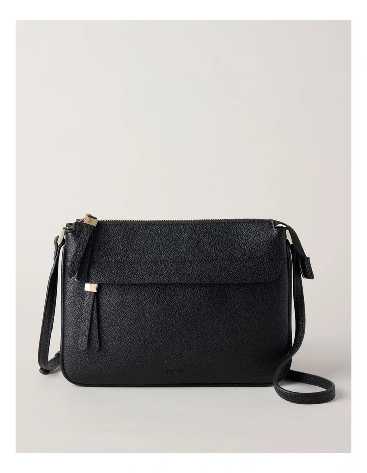 Riviera Crossbody Bag in Black image 1