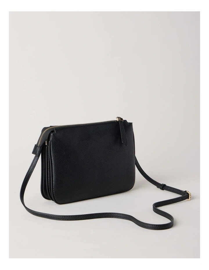 Riviera Crossbody Bag in Black image 3