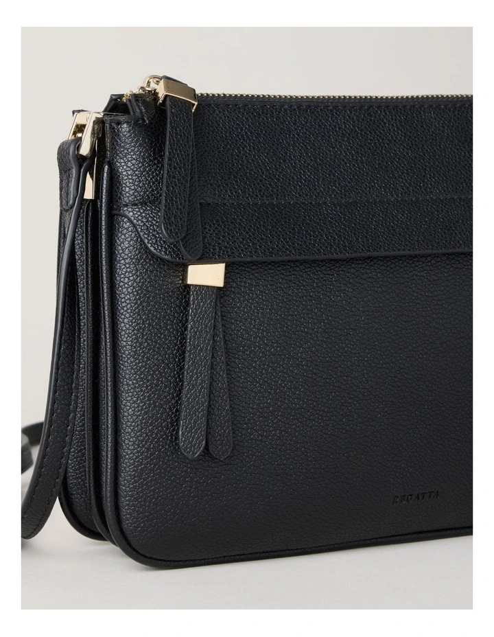 Riviera Crossbody Bag in Black image 4