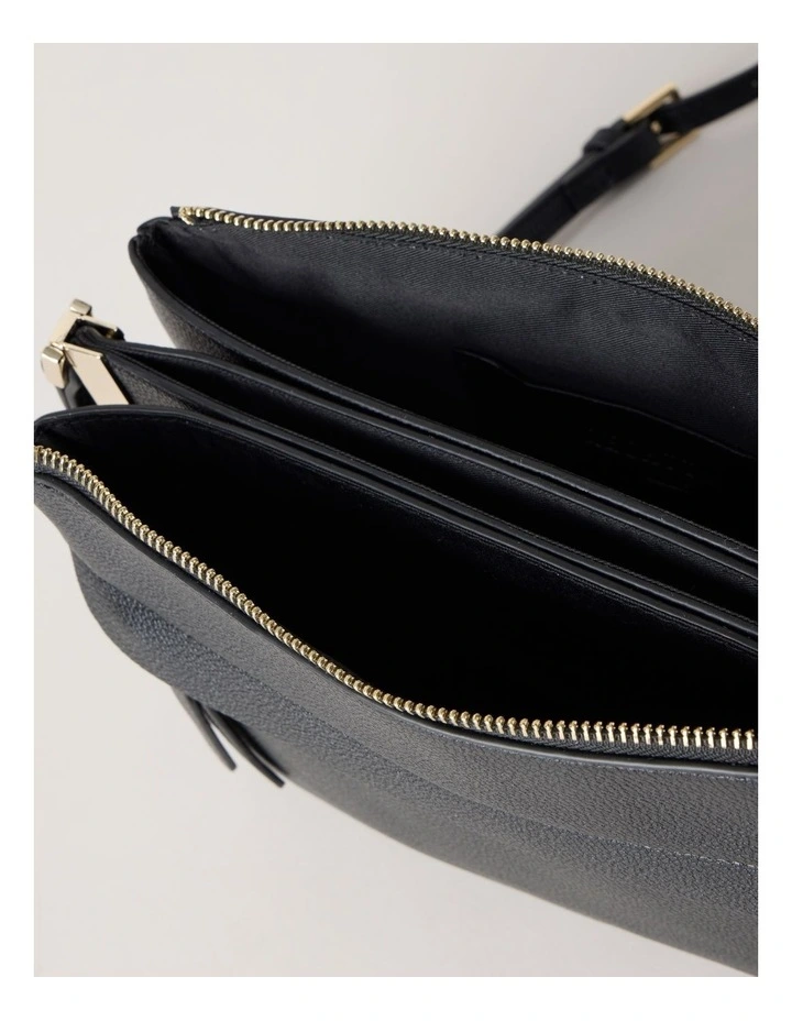 Riviera Crossbody Bag in Black image 5