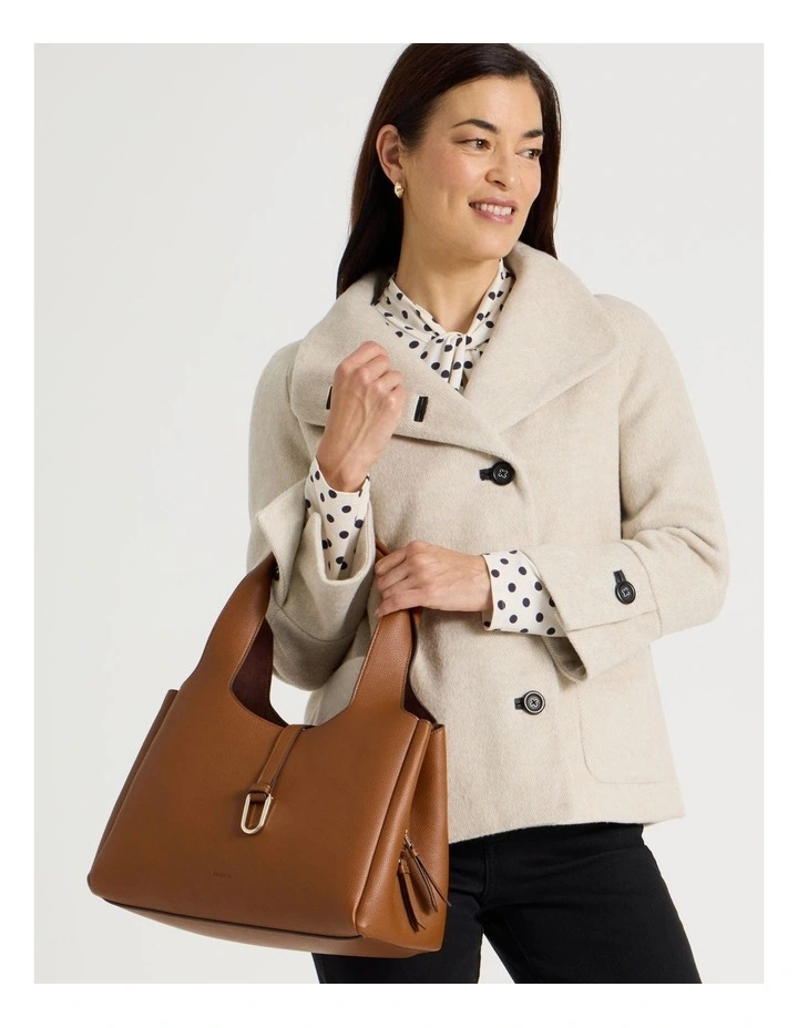 Monaco Shoulder Bag in Tannin image 4