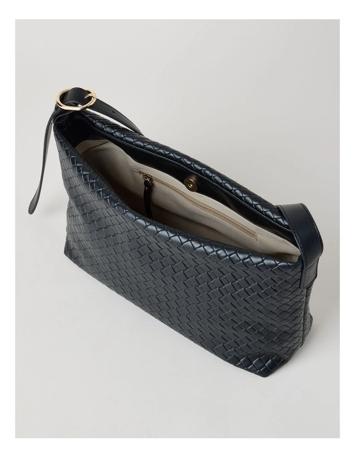 Carla Shoulder Bag in Black image 6