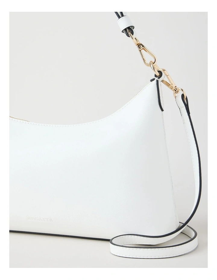 Blairgowrie Shoulder Bag in White image 3