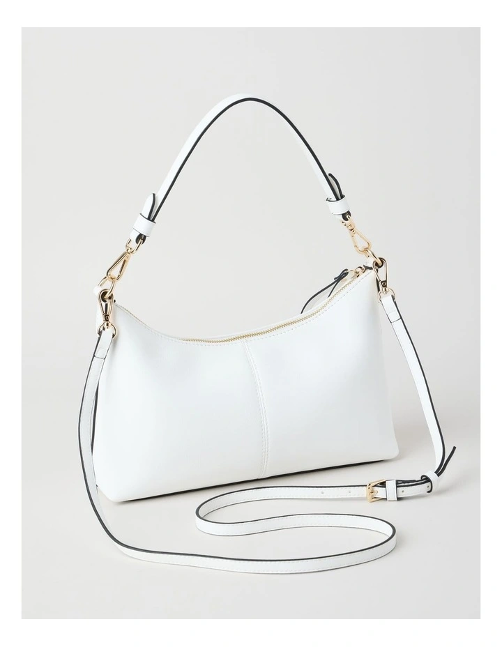 Blairgowrie Shoulder Bag in White image 4