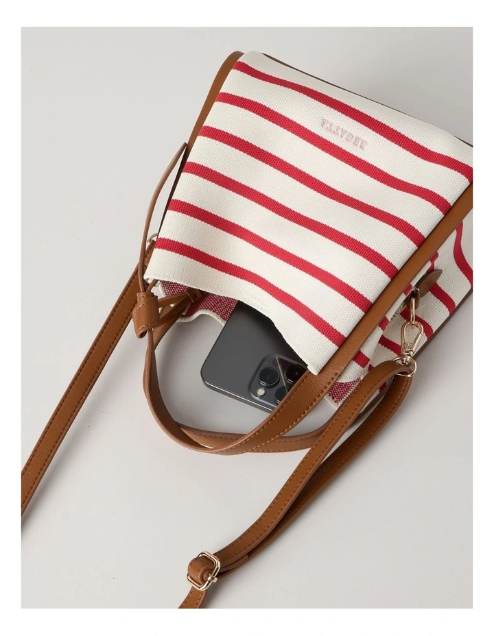 Bondi Crossbody Bag in Red Stripe image 3