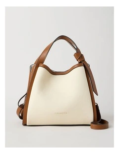 Bondi Crossbody Bag in Natural and Tan