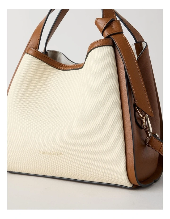Bondi Crossbody Bag in Natural and Tan image 5