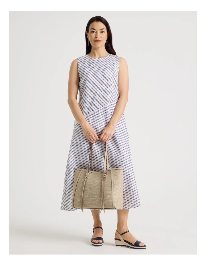 Brenda Tote Bag in Stone image 4