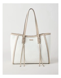 Brenda Tote Bag in White