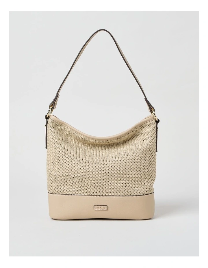 Brenda Shoulder Bag in Stone image 1