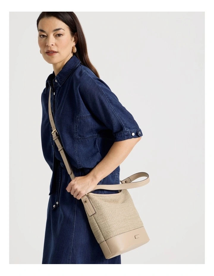 Brenda Shoulder Bag in Stone image 4