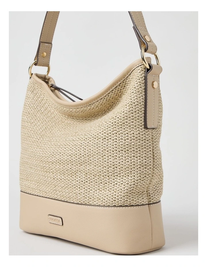 Brenda Shoulder Bag in Stone image 5