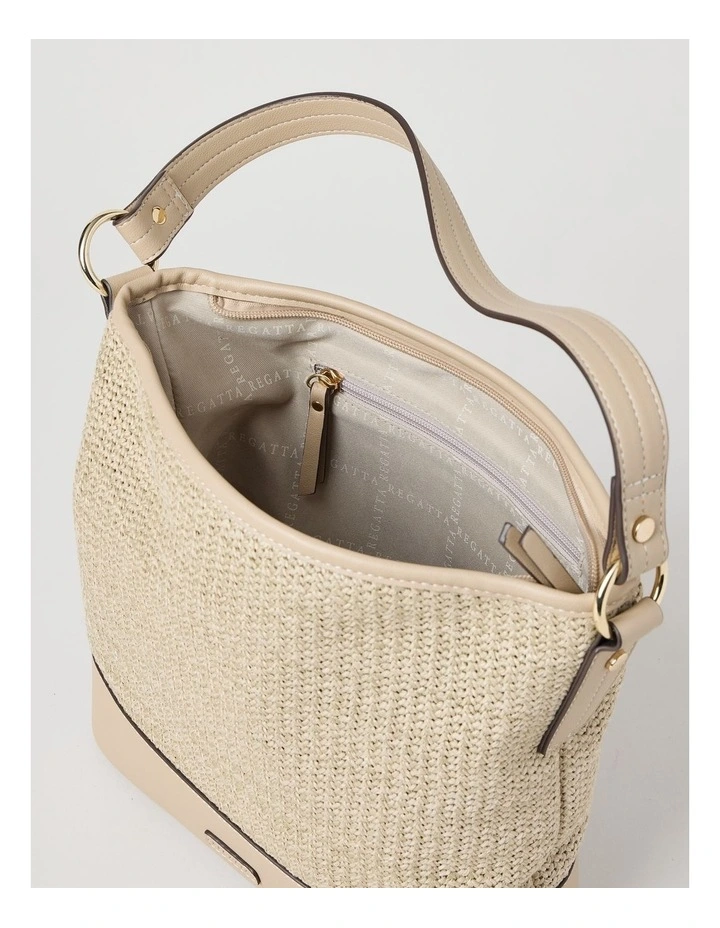 Brenda Shoulder Bag in Stone image 6
