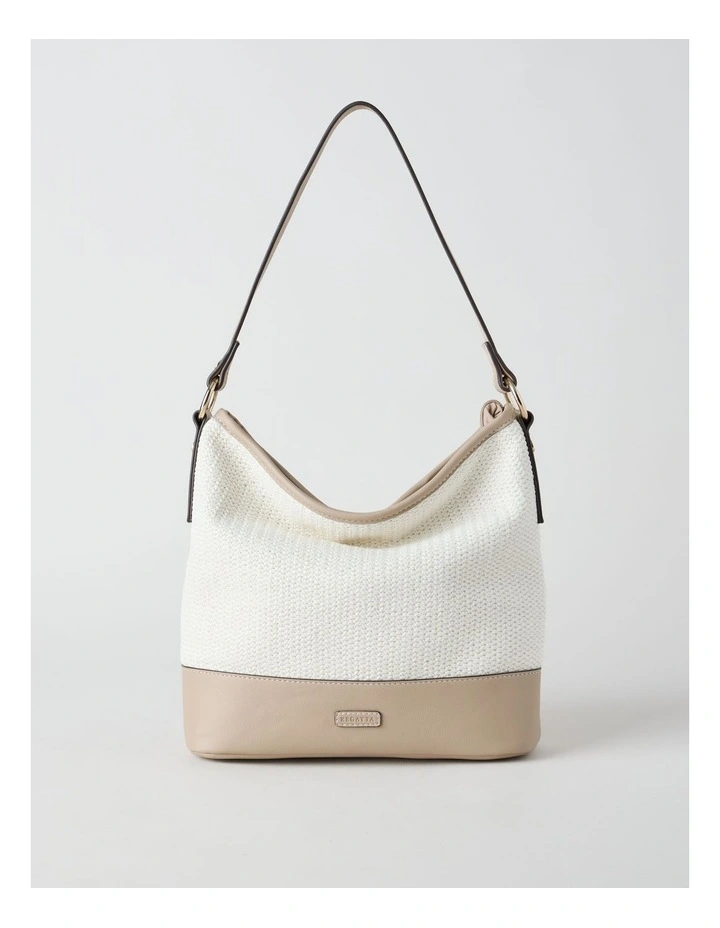 Brenda Shoulder Bag in White image 1