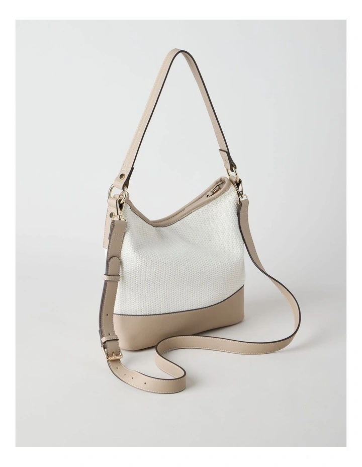 Brenda Shoulder Bag in White image 3