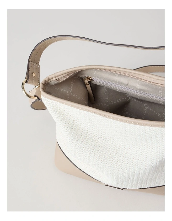 Brenda Shoulder Bag in White image 5