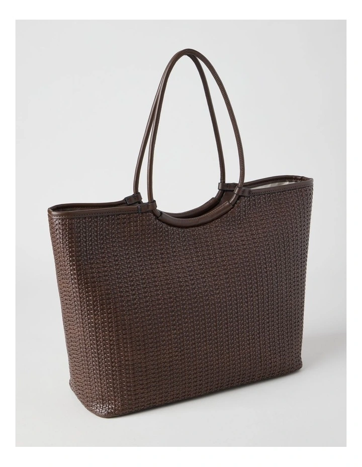Carla Tote Bag in Chocolate image 3