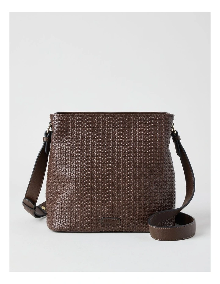 Carla Crossbody Bag in Chocolate image 1