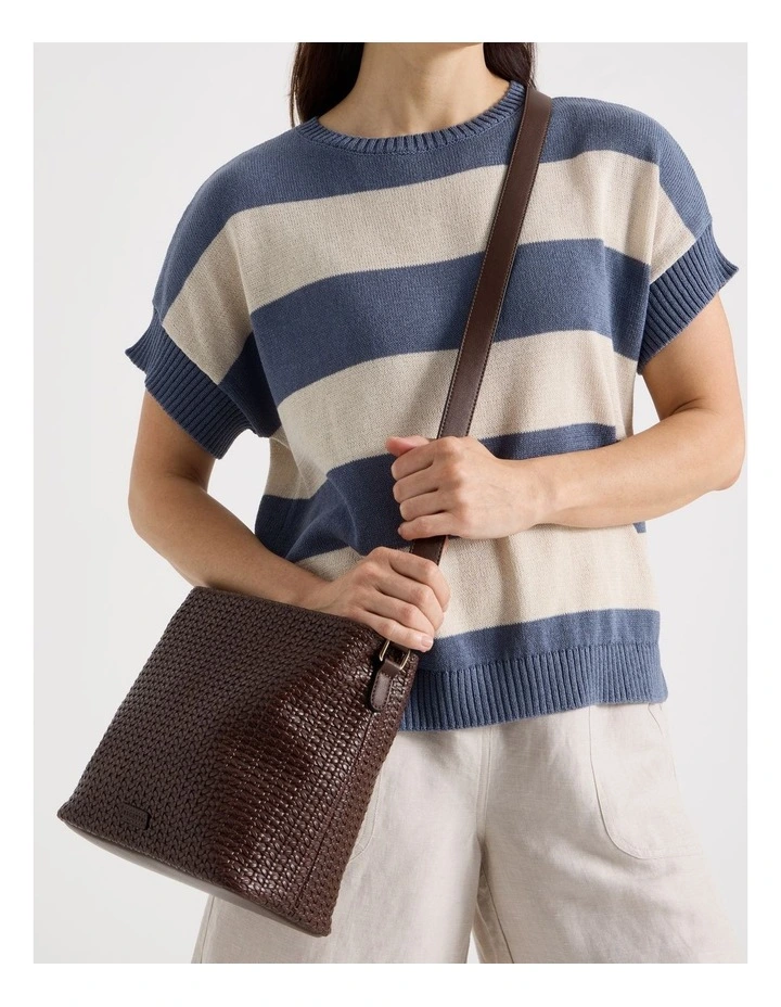 Carla Crossbody Bag in Chocolate image 2
