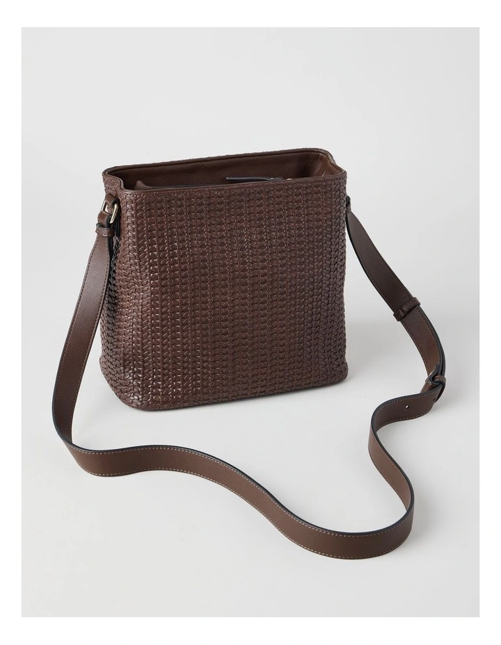 Carla Crossbody Bag in Chocolate image 3