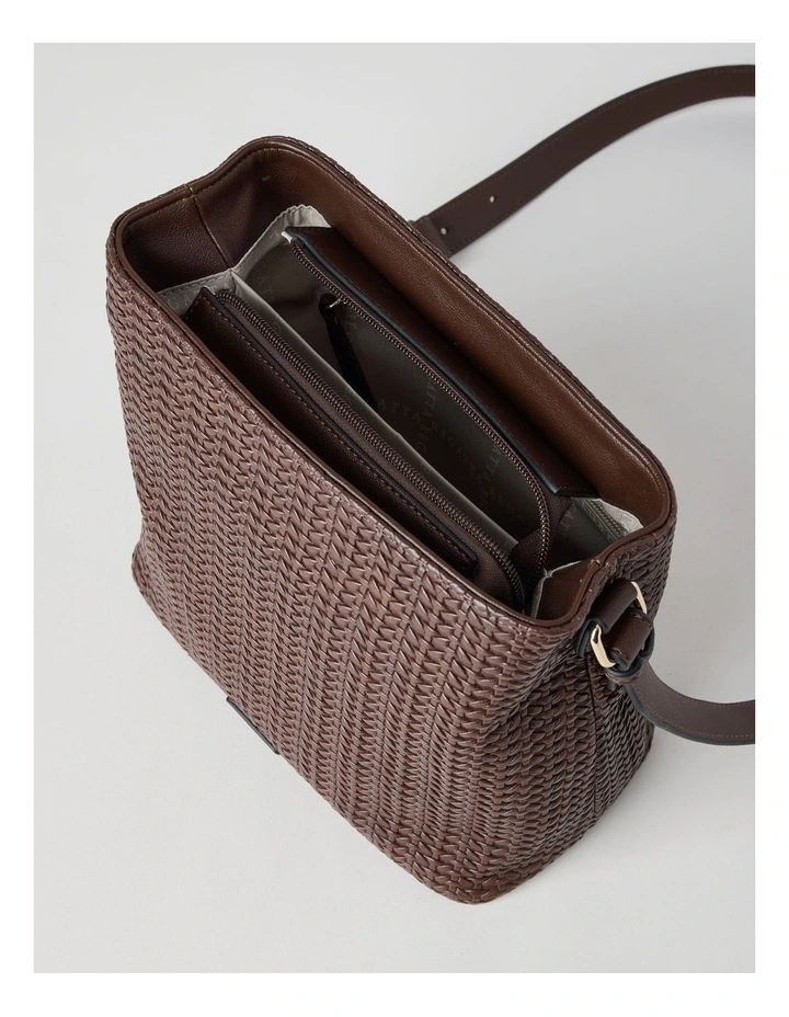 Carla Crossbody Bag in Chocolate image 5