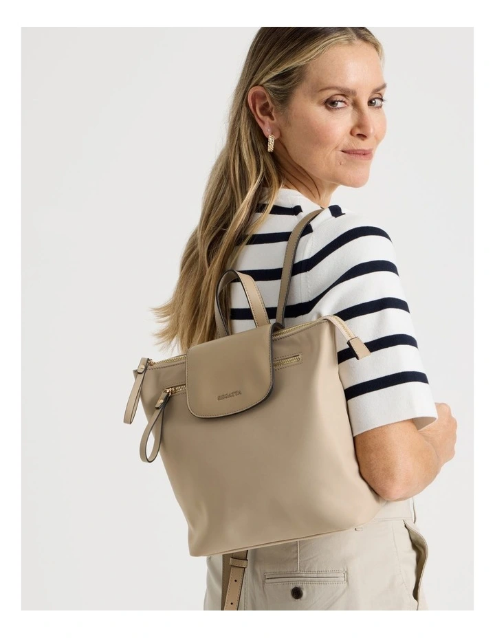 Elwood Backpack in Stone image 2