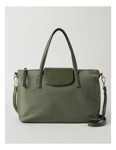 Beaumaris Satchel Bag in Olive