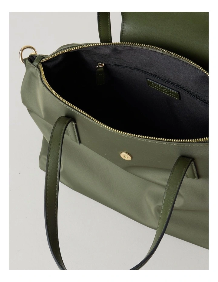 Beaumaris Satchel Bag in Olive image 6