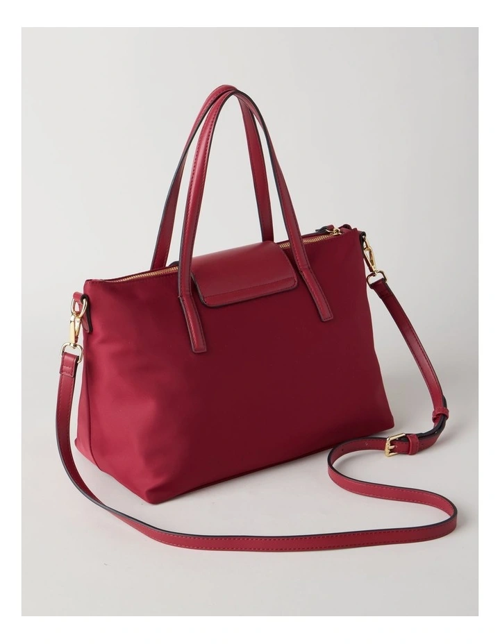 Beaumaris Satchel Bag in Red image 4