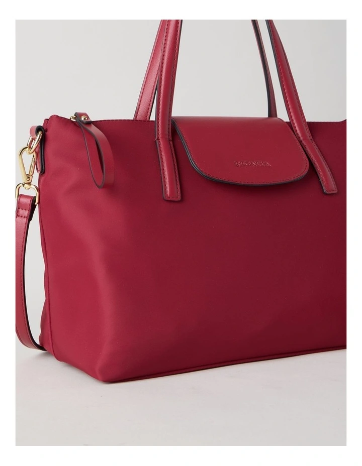 Beaumaris Satchel Bag in Red image 5
