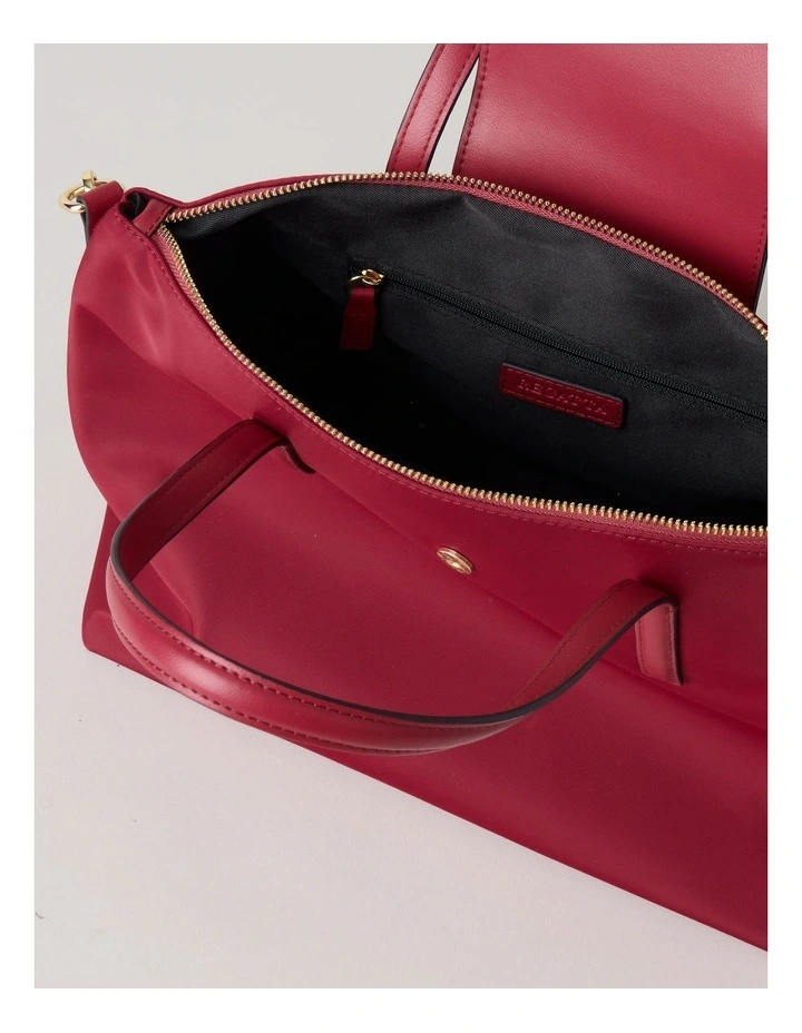 Beaumaris Satchel Bag in Red image 6