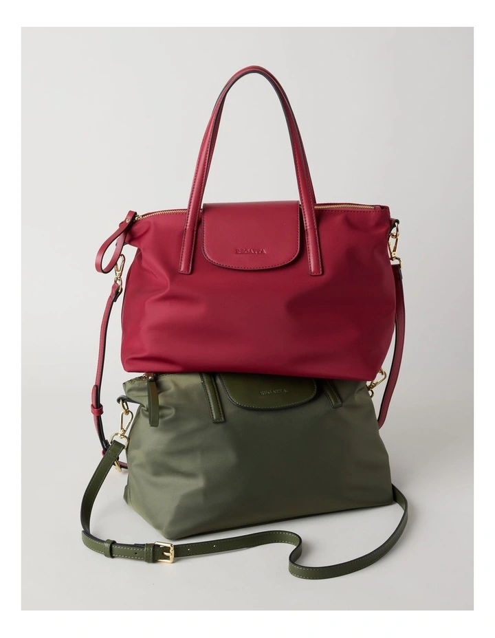 Beaumaris Satchel Bag in Red image 7