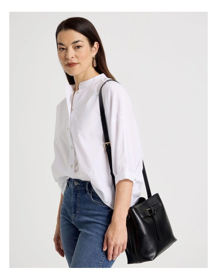 Hampton Crossbody Bag in Black image 4