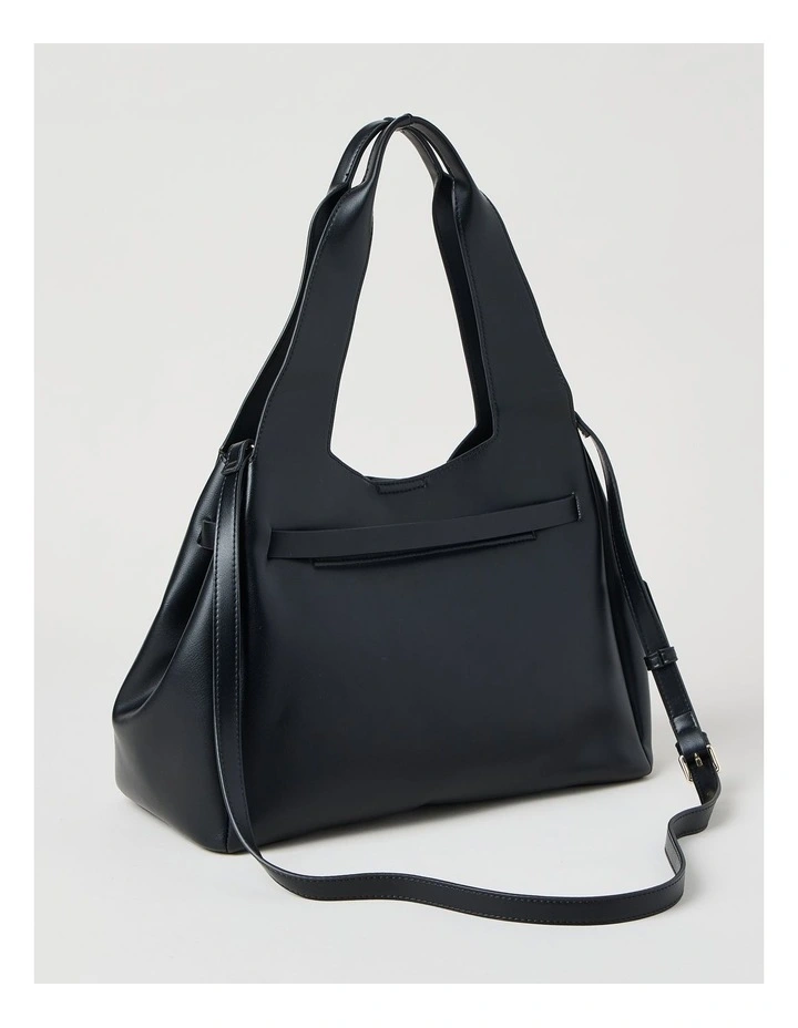Hampton Shoulder Bag in Black image 3