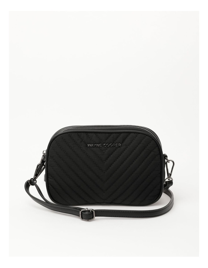 black zip up bag