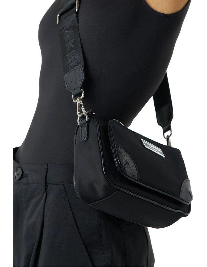 The Hunter Bag In Black/Silver image 2
