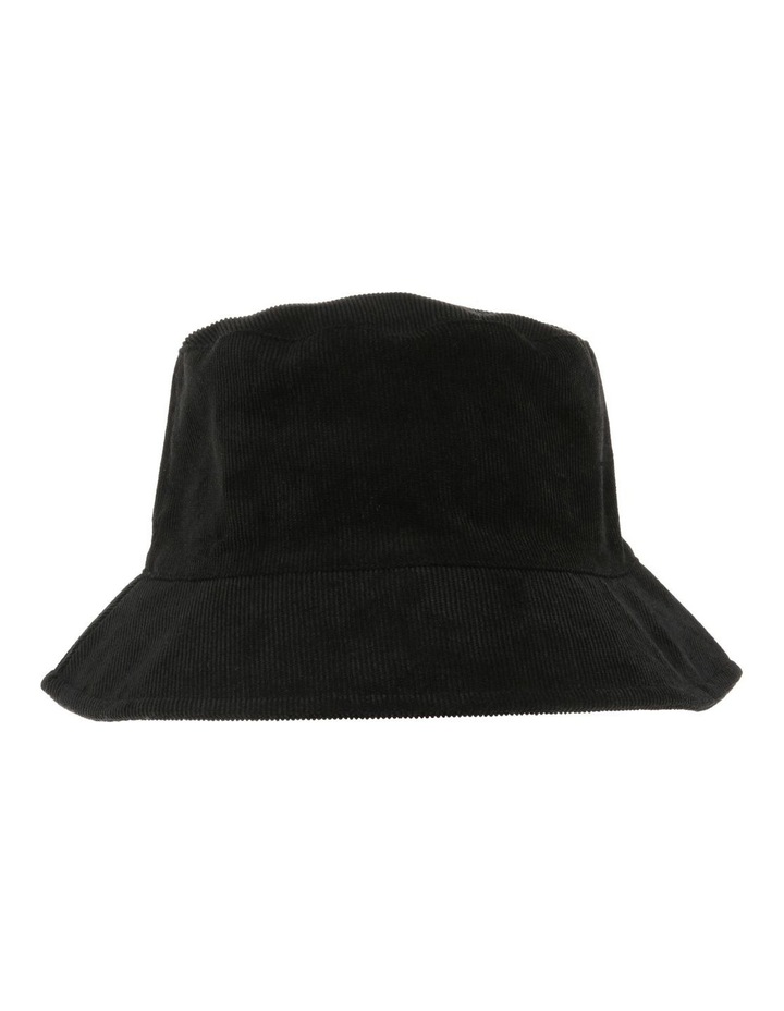 black corduroy hat