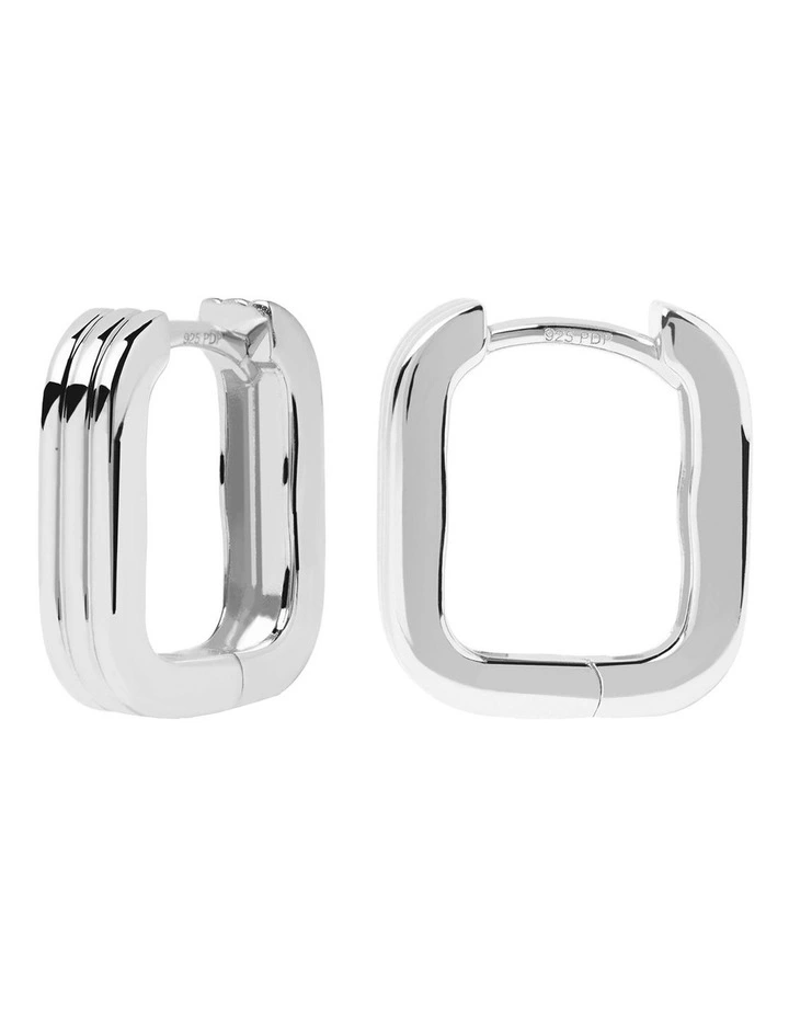 Nova Earrings in Silver image 1