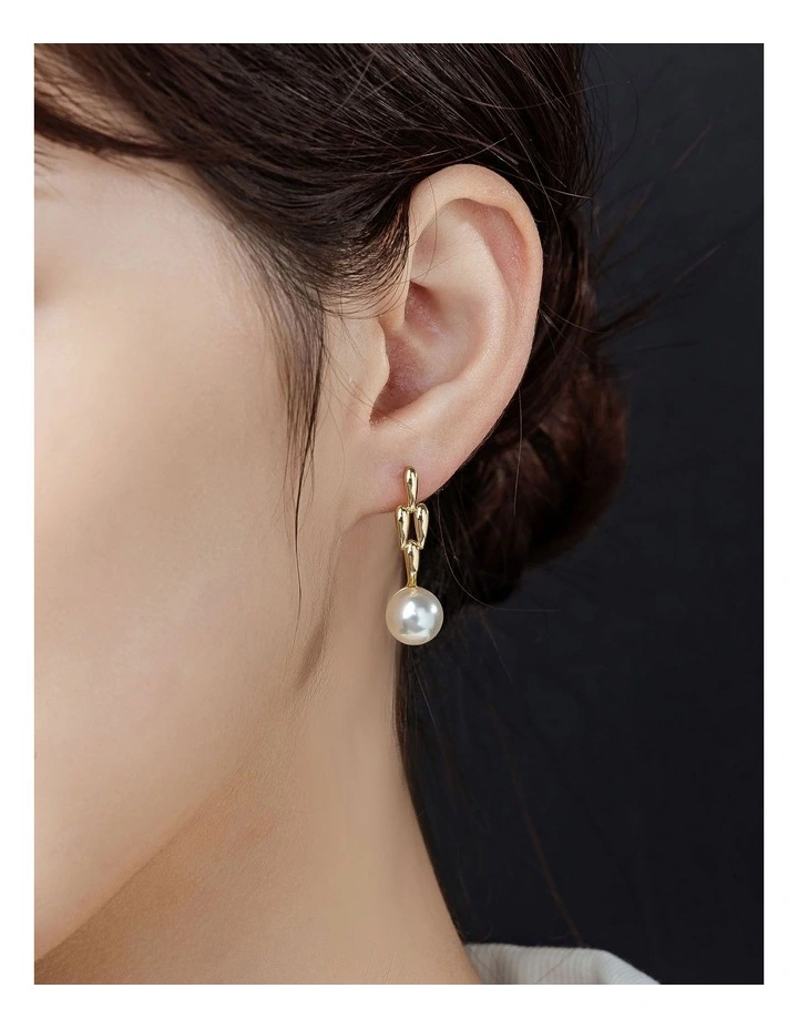 GJEC048M - Gold earrings image 3
