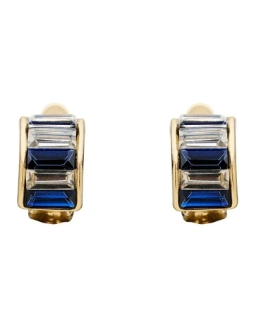 Moulin Clip Earrings in Navy