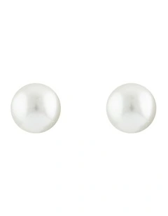Earrings 10mm in Pearl