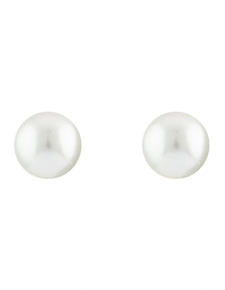 Earrings 10mm in Pearl image 1